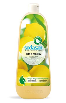 Sodasan Citrus & Oliv Ekologisk Tvål 1 L Refill