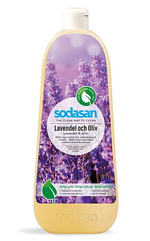 Sodasan Lavendel och Oliv Flytande Ekologisk Tvål 1 L Refill