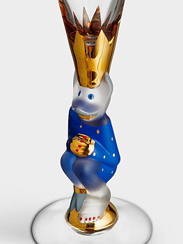 Nobel Sparkling Devil Blue Glass