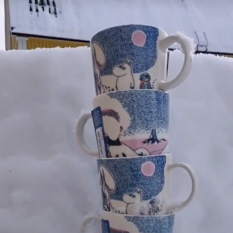 Djupsnö Muminmugg 2019 från Arabia 