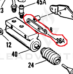 Mounting Plate, Master Cyl. 83-84 FXSB