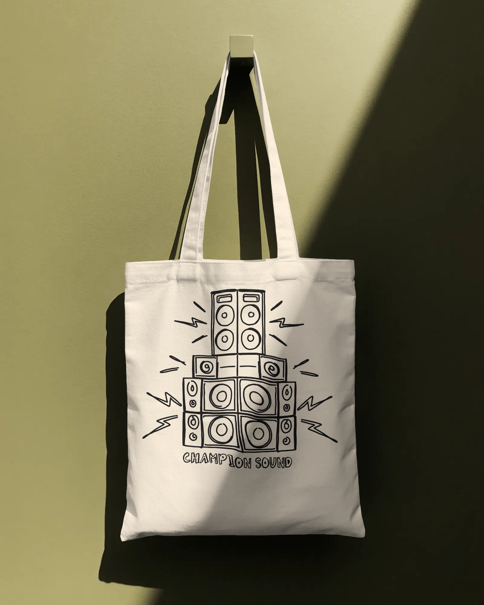 Champion Sound Tote Bag Natural