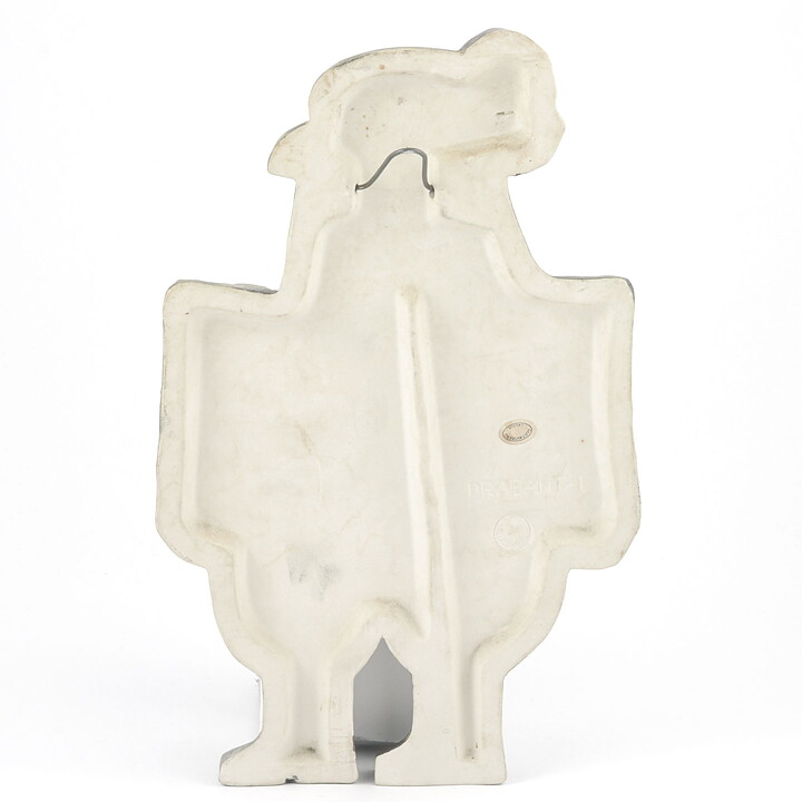 Lisa Larson (Drabant 1967) Relief Wall Plaque with Burgess Motif 27 cm