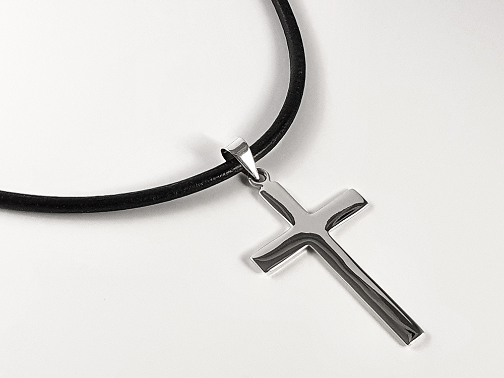 Silverkors hänge 50mm 925-silver - 2