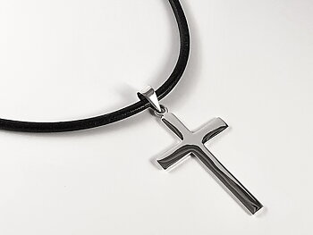 Silverkors 40mm, hänge 50mm 925-silver