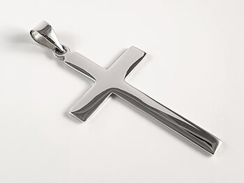 Silverkors 40mm, hänge 50mm 925-silver