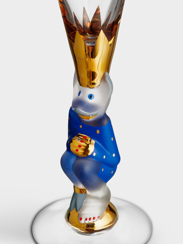 Orrefors Nobel The Sparkling Devil champagneglas Blå 2019 - 2