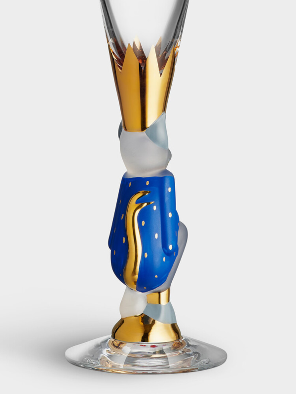 Orrefors Nobel The Sparkling Devil champagneglas Blå 2019 - 3