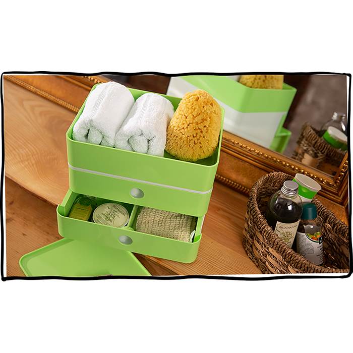 Förvaringbox Allison 4-låd vit - 18