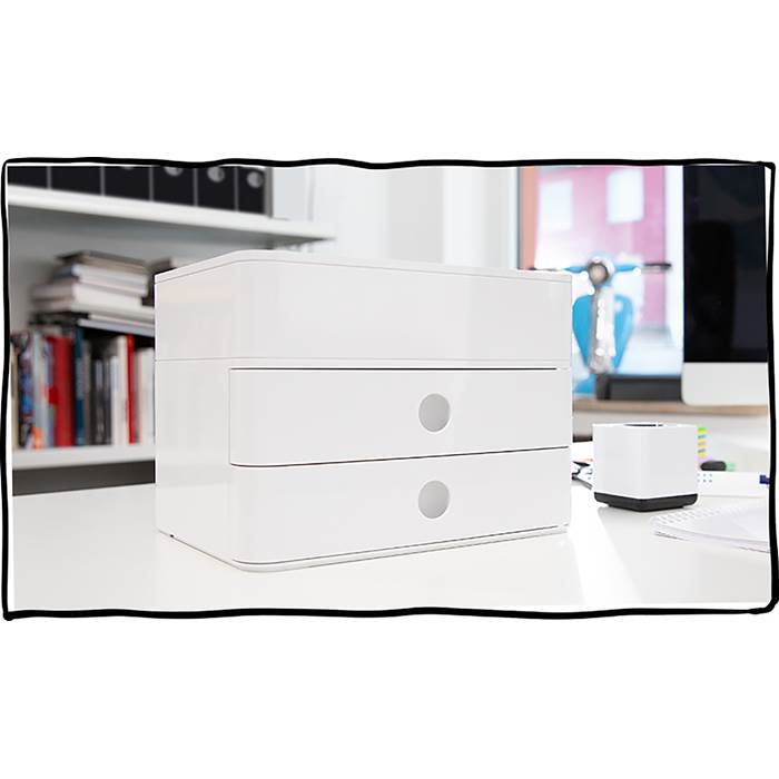 Förvaringbox Allison 4-låd vit - 8
