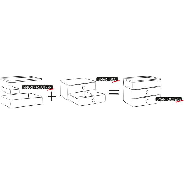Förvaringbox Allison 4-låd vit - 4