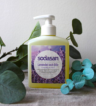 Sodasan  Lavendel och Oliv Flytande Ekologisk Tvål 300 ml