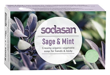 Sodasan Salvia & Mynta Ekologisk Tvål 100 g