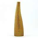 Stig Lindberg (Reptil 1953) Brown Slender Vase  with Scale Relief 23 cm