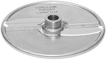 Hällde - Skivare rostfritt stål 1,5 mm - RG-200, RG-250, RG-250 Diwash