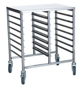 Hallins - Kantinvagn - Toppskiva Dubbel - 2 x 8 GN 1/1