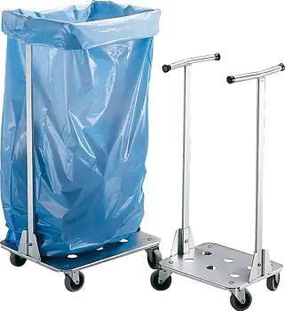 Hallins - Säckvagnar/Säckställ - 60 liter - Med hjul