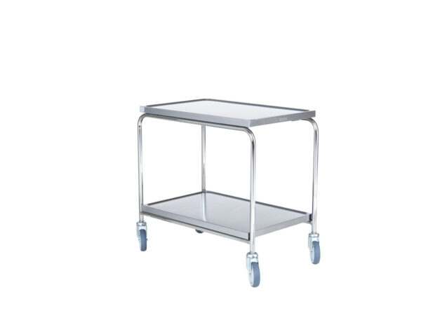 Minirullbord - Hallins rfr. 2 Hyllor Skivmått 400 x 600 - Höjd 810 mm
