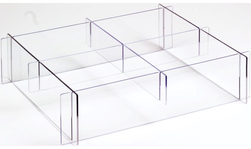 Fyrdeladsarg av Plast till Kylbricka G320 90 mm