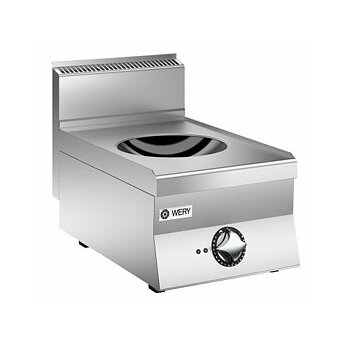 Wery Wok PIWE 64 - Induktionsspis - 1 zon Ø300mm - 400 x 650 x 295 mm - 5,0 kW 400V 3~