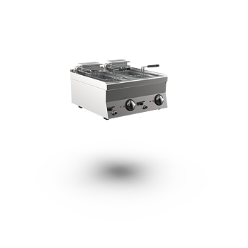 Wery FQE 66R - Fritös - 2 x 10 liter, 2st korgar, 2st lock - 600 x 600 x 295 mm - 12,0 kW 400V 3N~