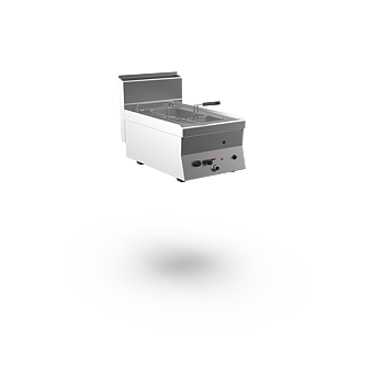 Wery FQG 64 - Gas Fritös - 1 x 8 liter, 1st korg, lock - 400 x 650 x 295 mm - 7,0 kW - CE-godkänd för 20 och 30 mbar