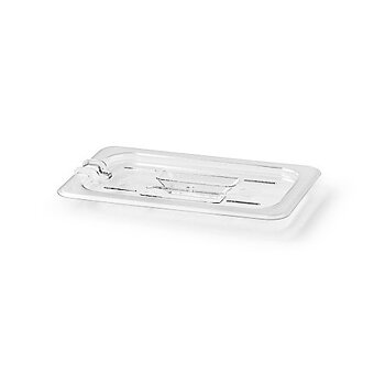 Transparent GN 1/4 lock m urtag för ösa