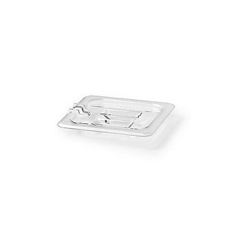 Transparent GN 1/6 lock m urtag för ösa