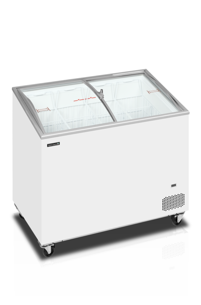 Tefcold - IC301SCEB - Frysbox - 2 välvda skjutglas lock - 230 liter