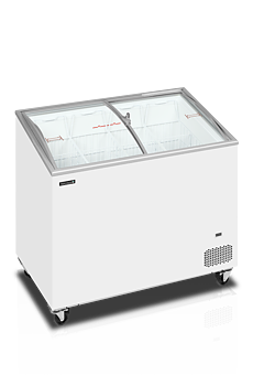 Tefcold - IC301SCEB - Frysbox - 2 välvda skjutglas lock - 230 liter