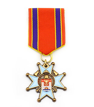 Präglad medalj med färger - Eget motiv