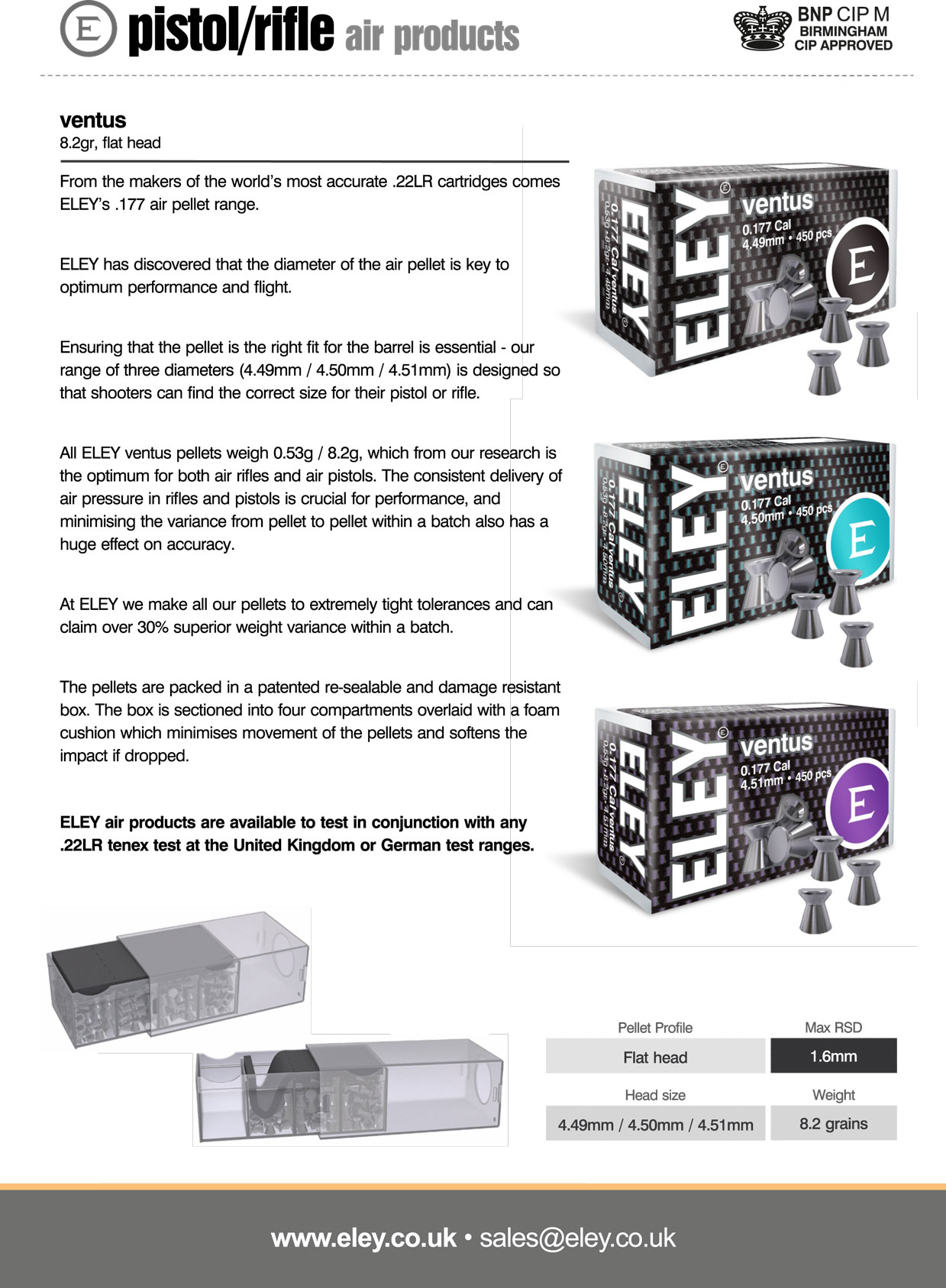 ELEY - VENTUS pellets   - 3