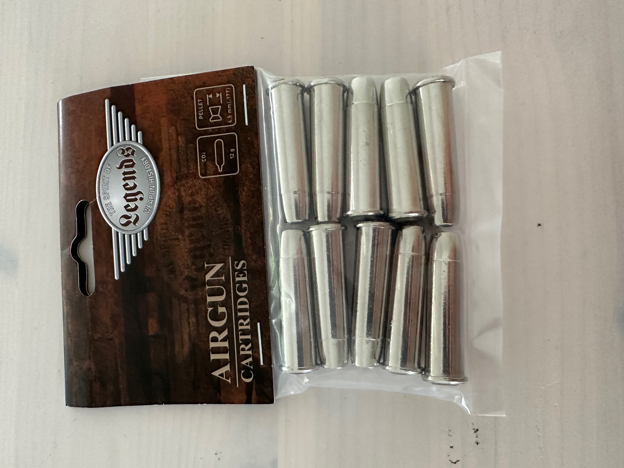 LEGENDS LOADING SHELLS 4,5MM DIABOLO
