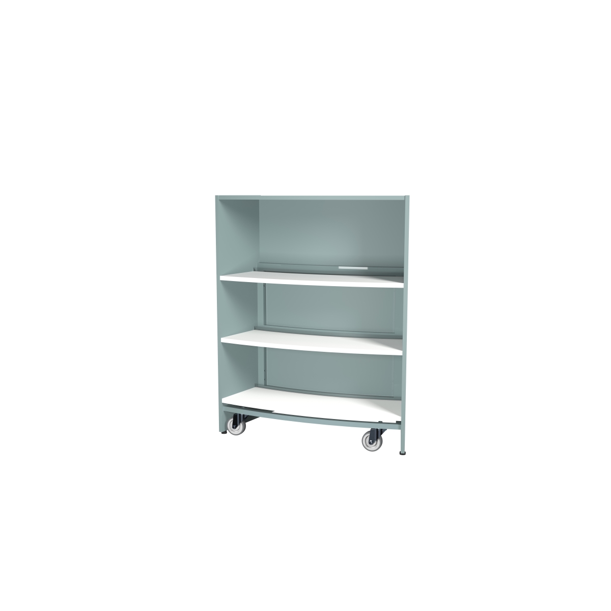 Atlas Soffa Insida H:1240 – invändig soffmodul till Atlas hyllsystem med stoppad sits och rygg, anpassad för flexibla och inbjudande biblioteksytor.
