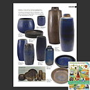 Gunnar Nylund (Rubus 1965) Blue Cylinder Vase 16 cm