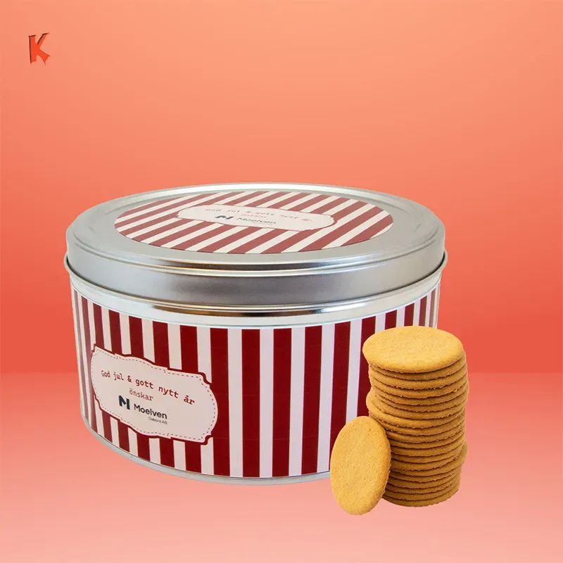 Plåtburk med pepparkakor