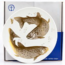 Paul Hoff (Endangered Species 1983) Brown Trout Collectors Wall Plate 25 cm <with Box> [Sample Images]