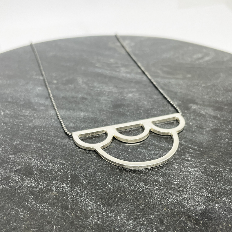 Silverhalsband SCALE  - 3