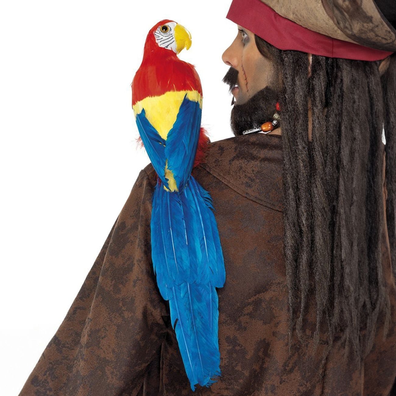 Parrot with shoulder strap