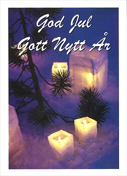 Julkort: God Jul och Gott nytt år
