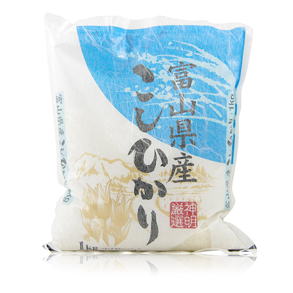 Japanskt ris Toyama Koshihikari, 1 kg