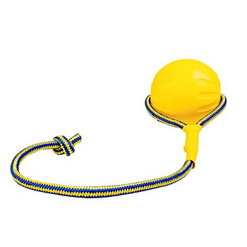 Duvo+ Hundleksak Supa Foam Boll Med Snöre 7cm Gul