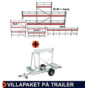 Paket 9 Ställning lilla villapaketet + trailer