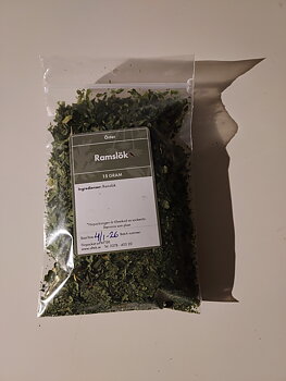 Krydda, Torkad ramslök, 15g, Aftek