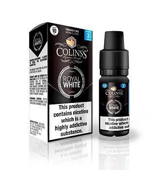 ejuice colinss royal white light tobacco