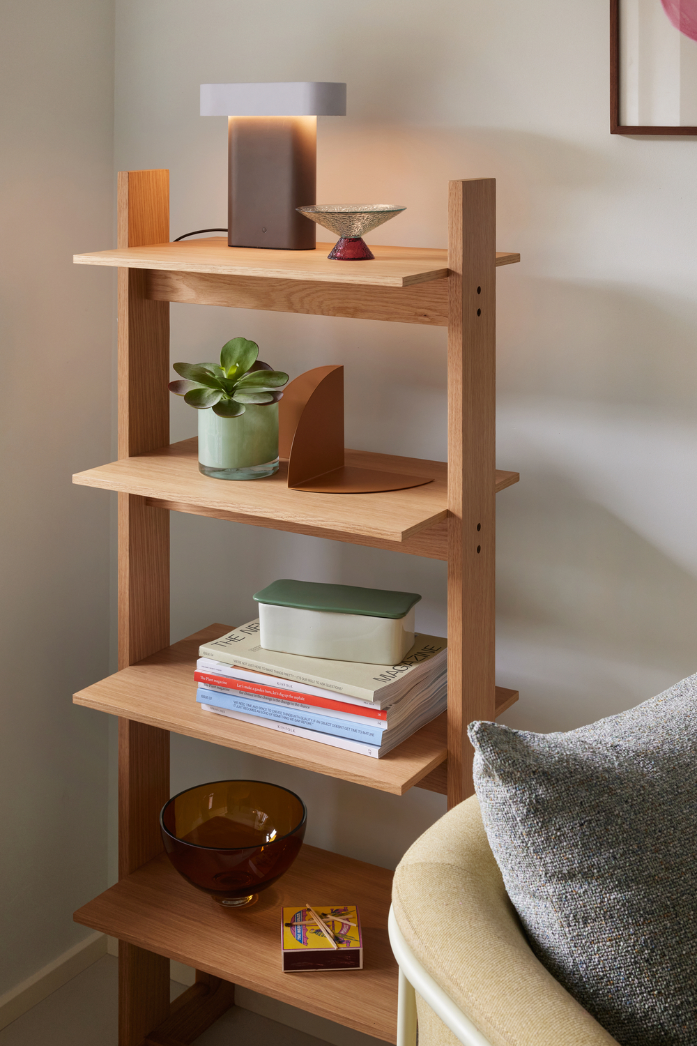 Fristående golvhylla Forma Shelf Unit ek Hubsch  - 2