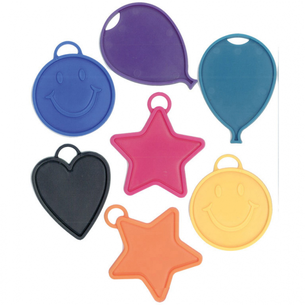 Ballongtyngder - Färgad plastfigur, 1 st- Ballongkungen