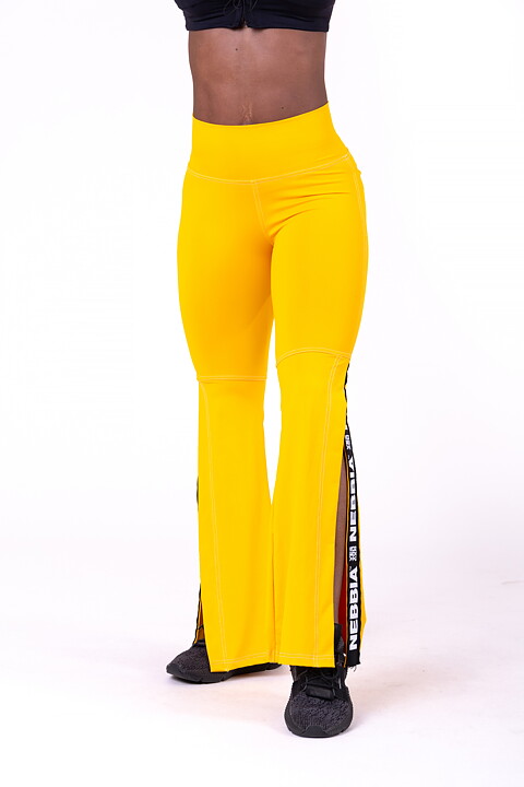 70’s Fancy Flare Pants, yellow