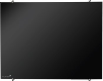 Glastavla 90x120cm svart