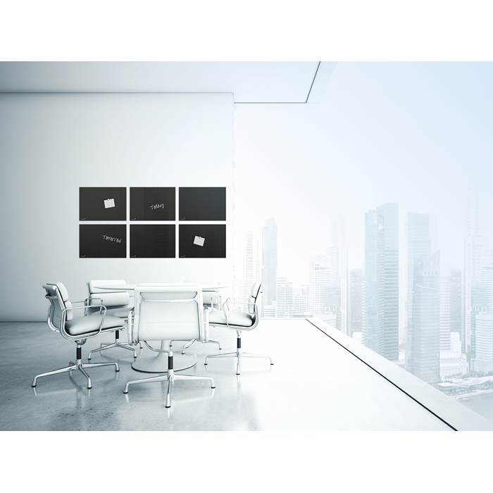 Glastavla 90x120cm svart - 4